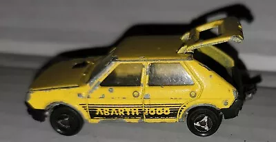 Majorette No. 239 Fiat Ritmo Abarth 2000 Yellow 1:53 Made In France • $7