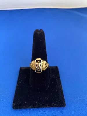 Vintage 1963 WHS 10kt Gold High School Class Ring Size 9.5 L@@K L@@K!! • $220