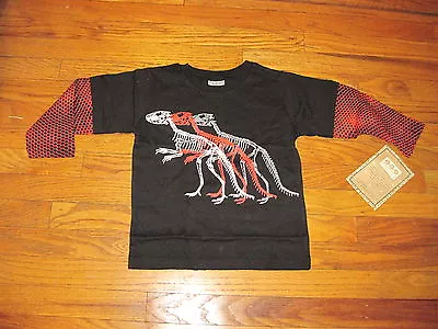 Mulberribush Tumbleweed Cool Layered Look Dinosaur L/S T-Shirt  - Boy's 3T - NWT • $16.50