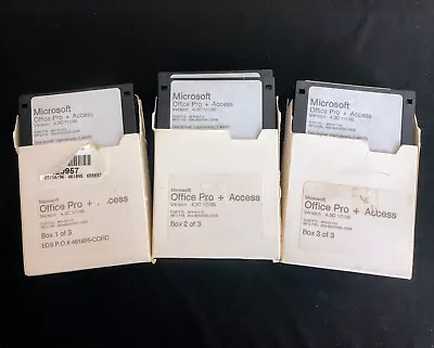 Vintage 1995 Microsoft Office Professional + Access  Set V 4.3c • $24.95