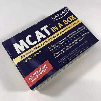Kaplan MCAT In A Box - Cards By Kaplan  • $12.50