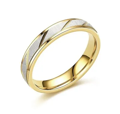 9ct Gold Ladies Engagement Gold Filled Ring Size T - NEW • £32.95