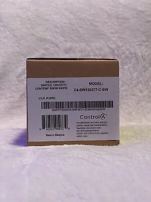 Control4 Contemporary 120/277V Switch C4-SW120277-C-SW - New In Box • $115