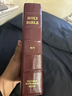 Ruckman Reference Bible KJV Burgundy Iron Calfskin  2 Burgundy Ribbons. Used • £94.99