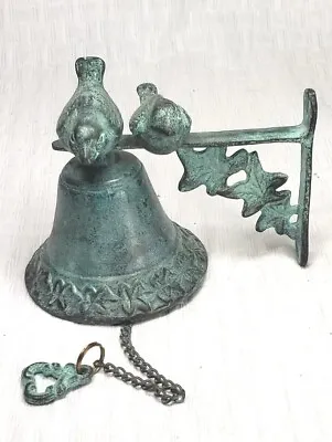 Faux Antique Farmhouse Bird Dinner Bell Country Living 6.25 X 5.5                • $15.99