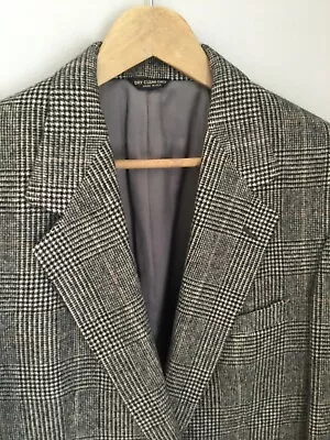 $50.39 • Buy Bill Blass 100% Camel Hair Sport Coat Blazer Jacket Men Vintage 42R Windowpane