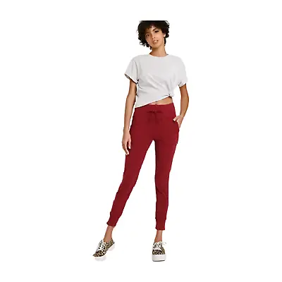 $9.95 • Buy Wild Fable Womens Joggers Red Berry Maroon With Side Pockets CHOOSE SIZE