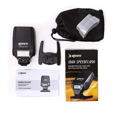 Flashgun Mini Speedflash KENRO Electronic Kit For Canon EOS #KFL102C  (UK Stock) • £99.95