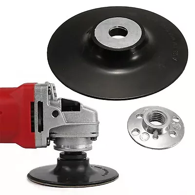 £5.99 • Buy 4.5'' 115mm Rubber Backing Pad For Fibre Disc M14 Locknut Angle Grinder Polisher