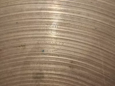 Zildjian 20  A Avedis Ride Cymbal Vintage 1960's ’video Link • $169