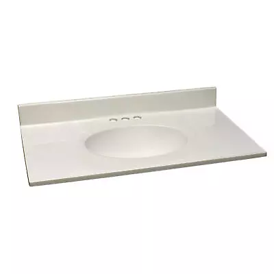 Design House 586297 37  Cultured Marble Vanity Top - White • $250.31