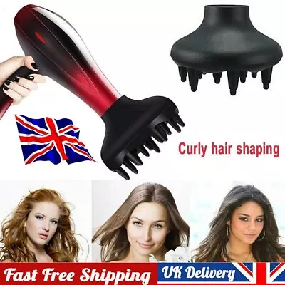 Styling Curly Hair Dryer Diffuser Attachment Universal Hairdressing Blower Cover • £4.56