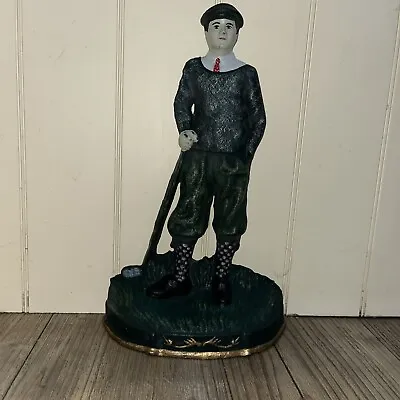 Golfer Cast Iron Metal Door Stop Large 14  Golf Statue Figure • £12