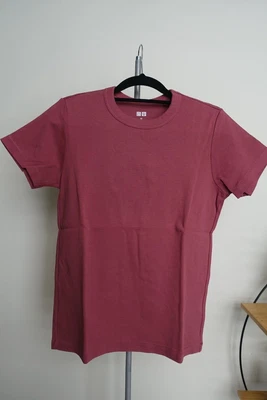$5 • Buy Uniqlo U Dark Pink Cotton T-shirt Size M