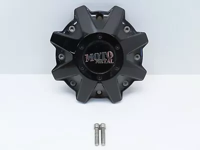 Moto Metal Wheel Rim Hub Cover Center Cap Gloss Black M0970 S1702-13 • $20