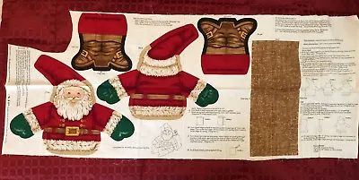 Santa St. Nicholas Fabric Panel VIP Cranston Night Before Christmas UFO • $6.99