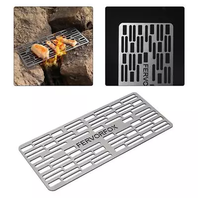 Barbecue Net Baking Tray Rectangle Mesh Grill Pan For Outdoor Backyard • $16.67