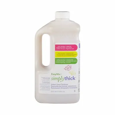 $84.04 • Buy SimplyThick Easy Mix Food & Drink Thickener Unflavored 1.6 Liter 1 Ct