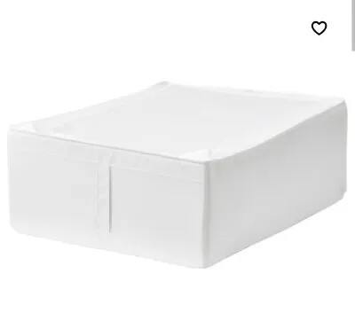 IKEA SKUBB MultiUse Under Bed Wardrobe Storage Case Box White  44x55x19 Cm • £11.15