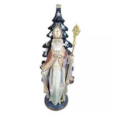 Lladro 5427 St Nicholas - The Patron Saint Of Children Christmas Statue Figure • $199.49