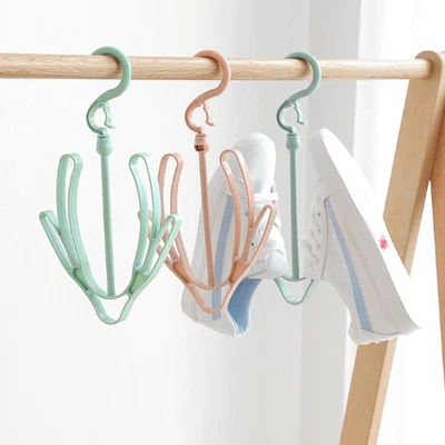 $9.41 • Buy Balcony Drying Rack Shoes Hanger Small Windproof Shoe Rack Drying Shoes Hooks