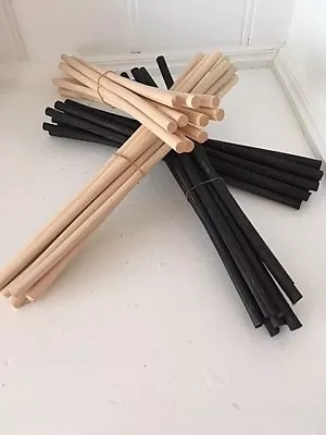 $15.40 • Buy  Natural  Rattan Reed Diffuser Reeds Sticks Premium  6mm Black 5mm Natural
