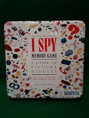 Briarpatch I Spy Memory Game Tin Game Container Winner 10 Best Game Awards! • $9.99