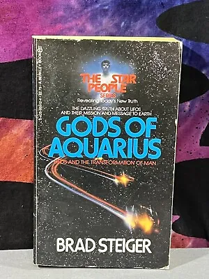 Gods Of Aquarius By Brad Steiger Vintage Paperback - UFO New Age Occult Book • $20
