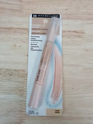 Maybelline Dreamlumi Touch Highlighting Concealer 330 Nude 1.5ml • $19.99