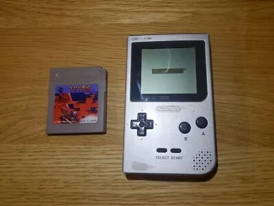 Nintendo Gameboy Pocket Silver Console Made In Japan  • £42.99