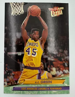 A.C. Green - Los Angeles Lakers - 92-93 Fleer Ultra Card • $1.39