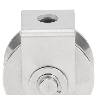 $17.55 • Buy V Groove Pulley Double Bearing Stainless Steel Track Wheel 48mm For Sliding Door