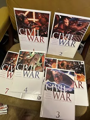 Marvel Comics Civil War #1-7 Complete Set 2006 • $30