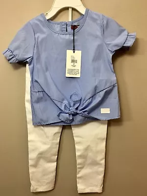 NWT 7 For All Mankind Toddler Girls Outfit Set Size 2T MSRP $59.00 • $34.99