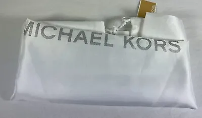 Michael Kors White Satin Drawstring Large Dust Bag Dust Cover For Handbags • $9.78