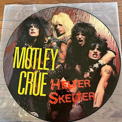 Motley Crue Helter Skelter LP Picture Disc EX SPIN CLEANED (Vinyl) • $29.99