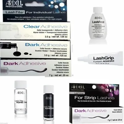 £5.98 • Buy Ardell LashTite Eyelash Lash Adhesive Glue Semi Permanent Dark/Clear&Remover