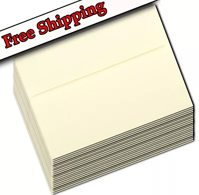25 A2 Ivory Cream Ecru Natural Envelopes For Greeting Cards Invitations Shower • $9.61