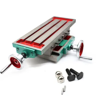 Mini Milling Drilling Machine Cross Slide Bench X Y 2 Axis Adjustable 450*170mm • $104.58