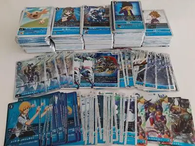 Digimon Tcg Trading Card Lot Of 700 Blue EX Yamato Rina Veemon Upamon Deck   • $167.32