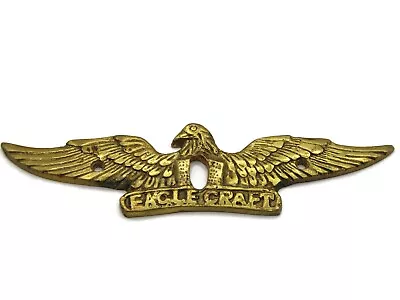 Eagle Craft Bronze Eagle Emblem Vintage • $8.99