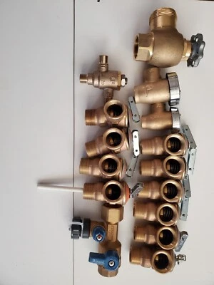 $110 • Buy Mixed Lot  Of 15 - Brass Relief Valves Thermostatic Valve Anti Siphon Vacuum