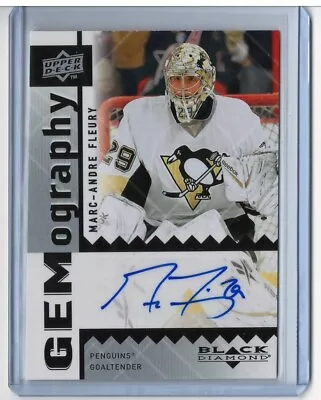 09/10 Black Diamond GEMography #GFL Marc-Andre Fleury [Pittsburgh Penguins] • $72.42