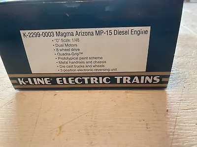 K-line By Lionel K2299-0003 Magma Arizona MP-15 Diesel Engine Plus Cars • $199.99