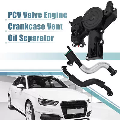 PCV Valve Engine Crankcase Vent Oil Separator Kit For Audi Q5 For VW 06H103495AH • $34.99