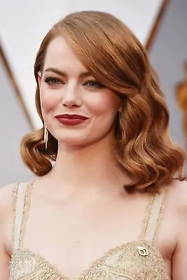 $4 • Buy A Emma Stone Hollywood Actress Red Lips 8x10 Photo Print