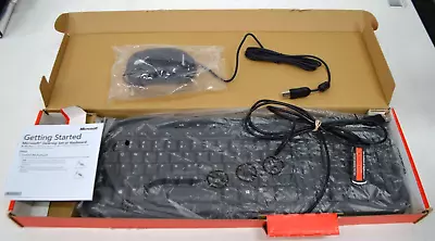 Microsoft Wired Desktop 600 USB Keyboard And Mouse APB-00001  • $17.95