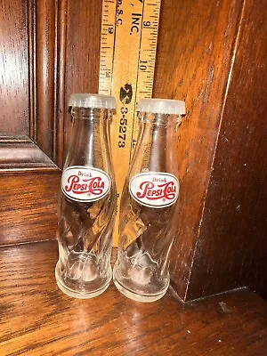 Vintage Pepsi Bottles Salt AndSalt And Pepper Shakers Promotional Item • $17.10