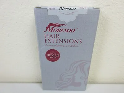 Moresoo Human Hair Black Micro Ring Extensions - 20inch (Brand New Sealed) • $39.95