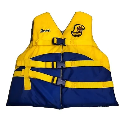 STEARNS ~ 'SCOOBY' YOUTH LIFE VEST ~ 50 - 90 LBS.  ~ TYPE III ~ Vintage • $29.90